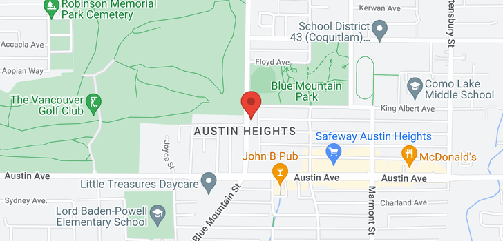 map of 311 535 BLUE MOUNTAIN STREET